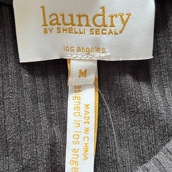 Laundry by Shelli Segal Ribbed Puff Sleeve Top (NWT) - Picture 8 of 10